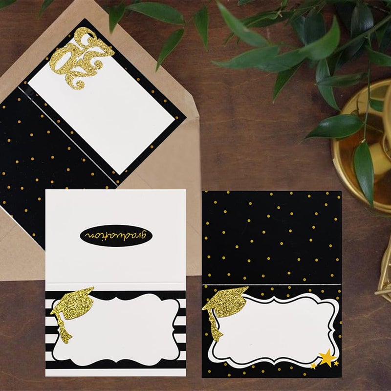 BCHOCKS 24pcs Graduate Place Cards - Graduation Food Labels for Buffet Table - Cheese Labels & Candy Table Supplies - Reusable Party and Graduation Party Decorations - Image 3